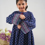 Printed Frock With Loose Trousers (DGKSB-94)