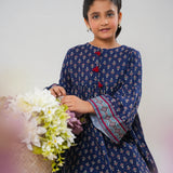 Printed Frock With Loose Trousers (DGKSB-94)