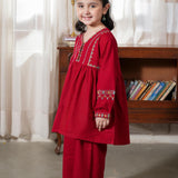Embroidered Kurti With Trousers (RGKSM-05)