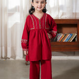 Embroidered Kurti With Trousers (RGKSM-05)