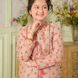 Embroidered Gown, Inner Shirt With Sharara (DGFS-57)