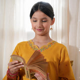 Embroidered Kurti With Trousers (RGKS-29)