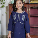 Embroidered Kameez , Waist Coat And Shalwar (GSK-592)