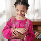 Embroidered Frock With Coti (DGFS-20)