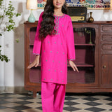 Embroidered Rangeen Kurti With Shalwar (RGKS-27)