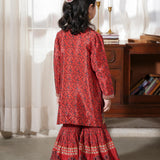 Embroidered Kameez & Gharara (DGFS-26)