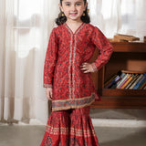 Embroidered Kameez & Gharara (DGFS-26)