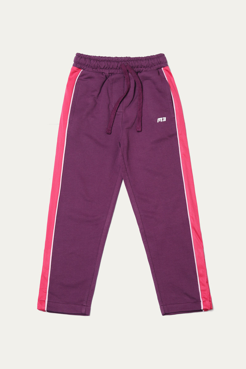 Athletic Pajama - Soft Terry | Purple - Best Kids Clothing Brands In Pakistan Online|Minnie Minors