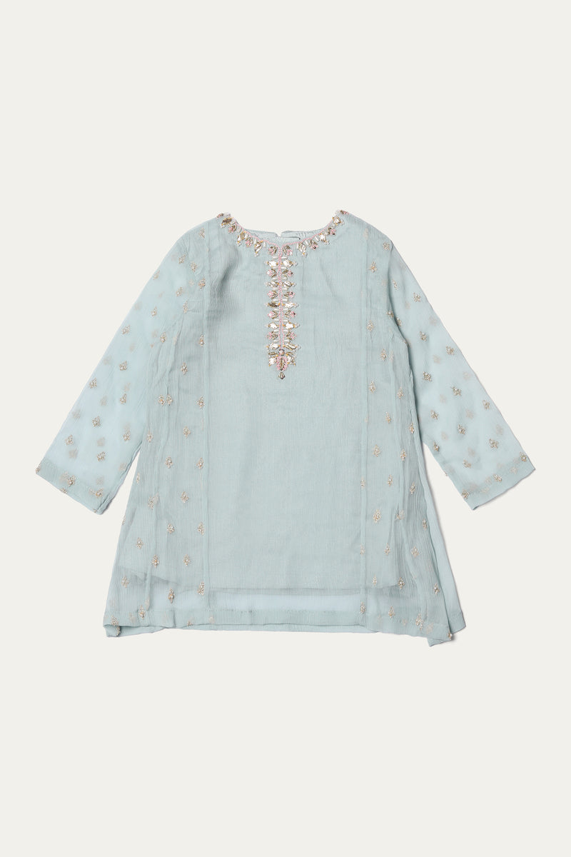 Kameez,Trousers & Dupatta (ISK-219)