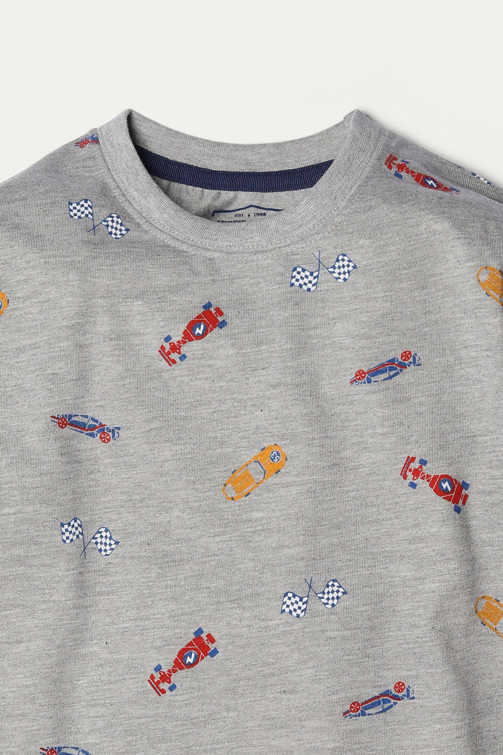 LONG SLEEVE ROTARY PRINT T-SHIRT (BKTPJ-017AR)