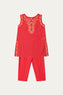 Embroidered Kameez with Trousers (ISK-210)