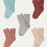 Socks - Soft Cotton/Polyester/Elastane | Assorted - Best Kids Clothing Brands In Pakistan Online|Minnie Minors