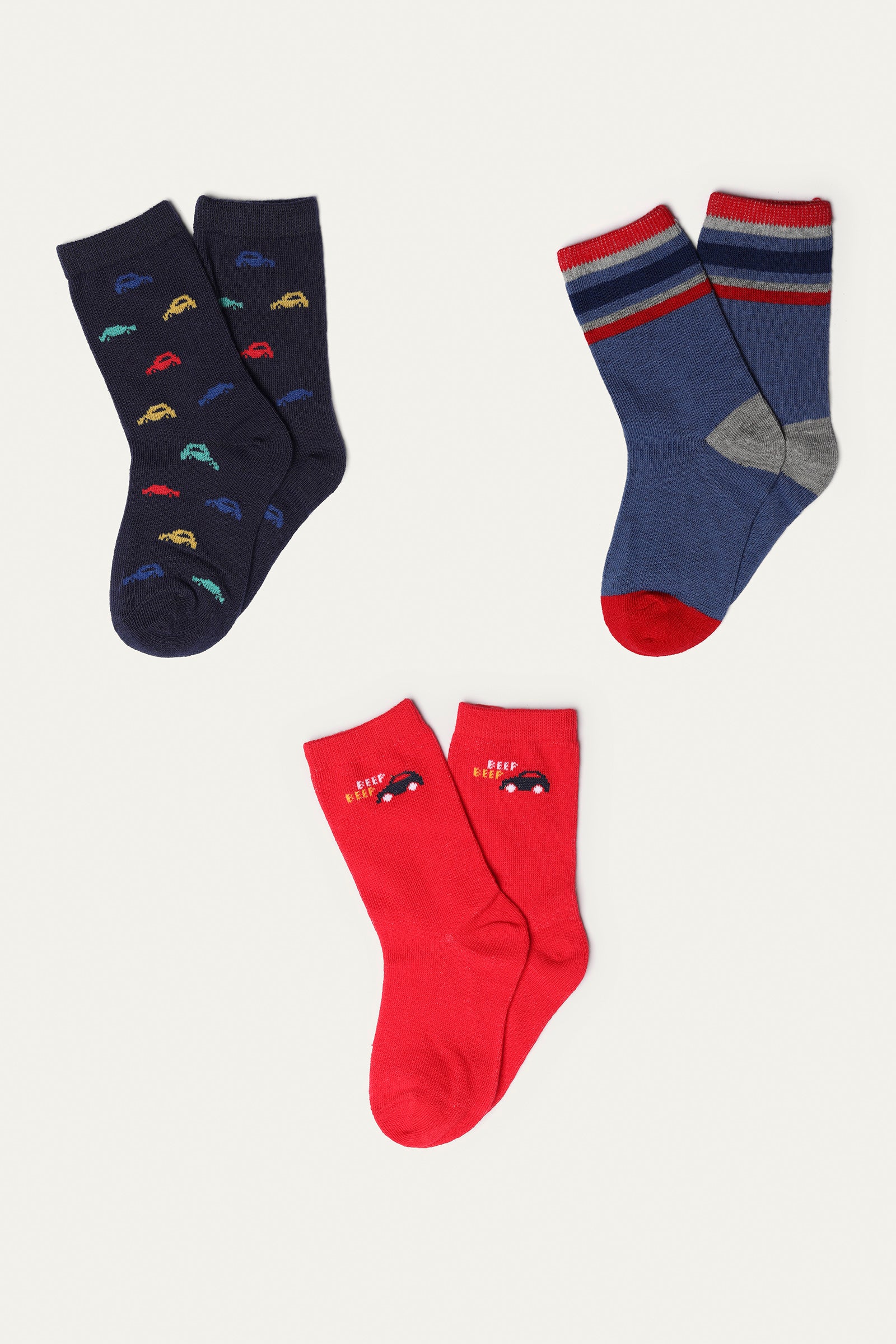 Socks - Soft Cotton/Polyester/Elastane | Assorted - Best Kids Clothing Brands In Pakistan Online|Minnie Minors