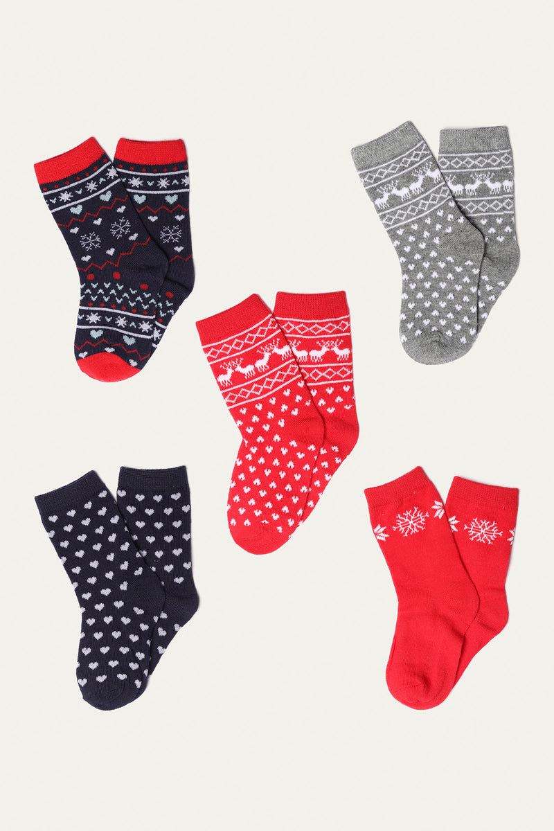 Socks - Soft Cotton/Polyester/Elastane | Assorted - Best Kids Clothing Brands In Pakistan Online|Minnie Minors