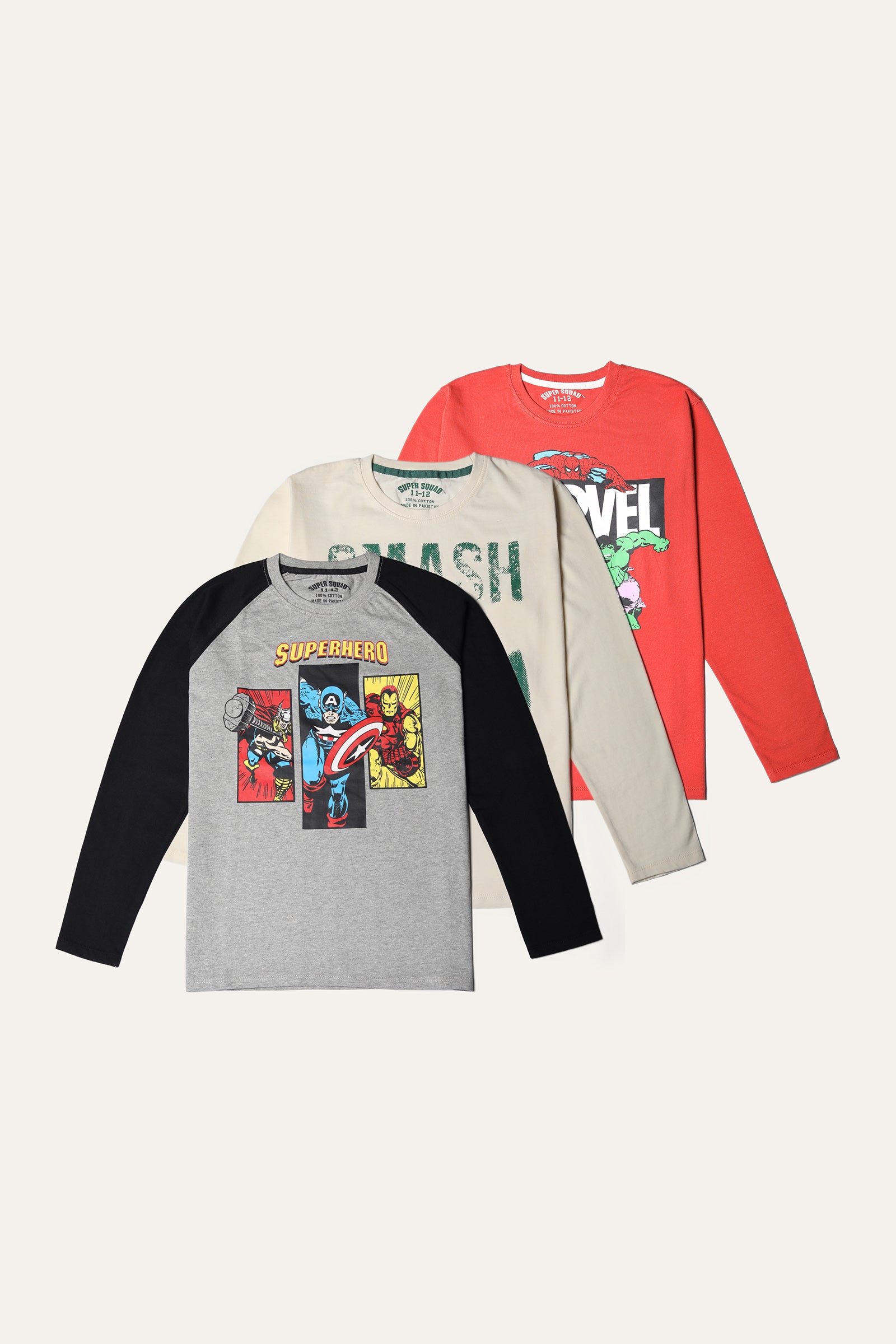 T-Shirts (Pack of 3) (SSBKP-131R)