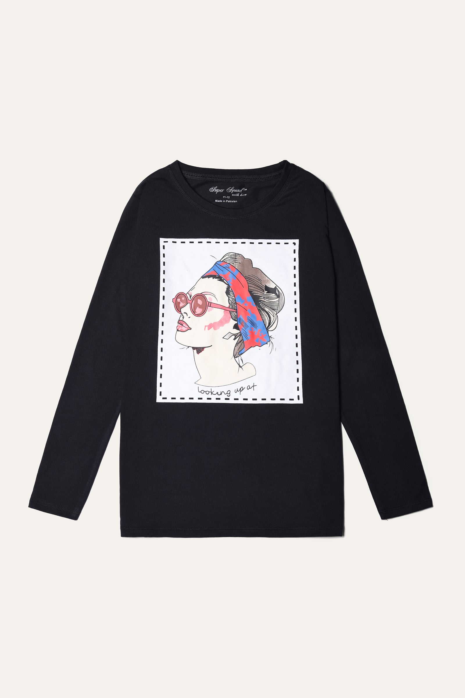 GRAPHIC CREWNECK T-SHIRT (SSGK-581R)
