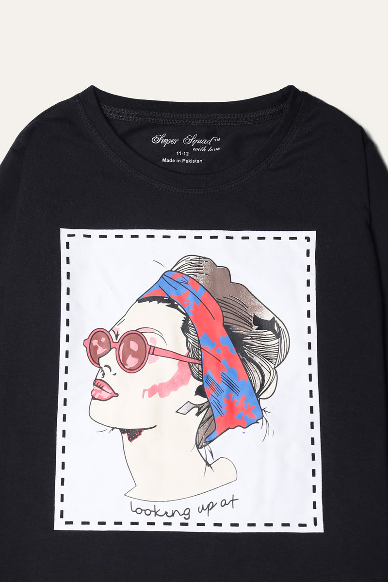 GRAPHIC CREWNECK T-SHIRT (SSGK-581R)