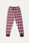 GRAPHIC CREWNECK T-SHIRT WITH CHECK PRINT PAJAMAS (SSGNW-73R)
