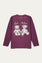 GRAPHIC CREWNECK T-SHIRT WITH CHECK PRINT PAJAMAS (SSGNW-73R)