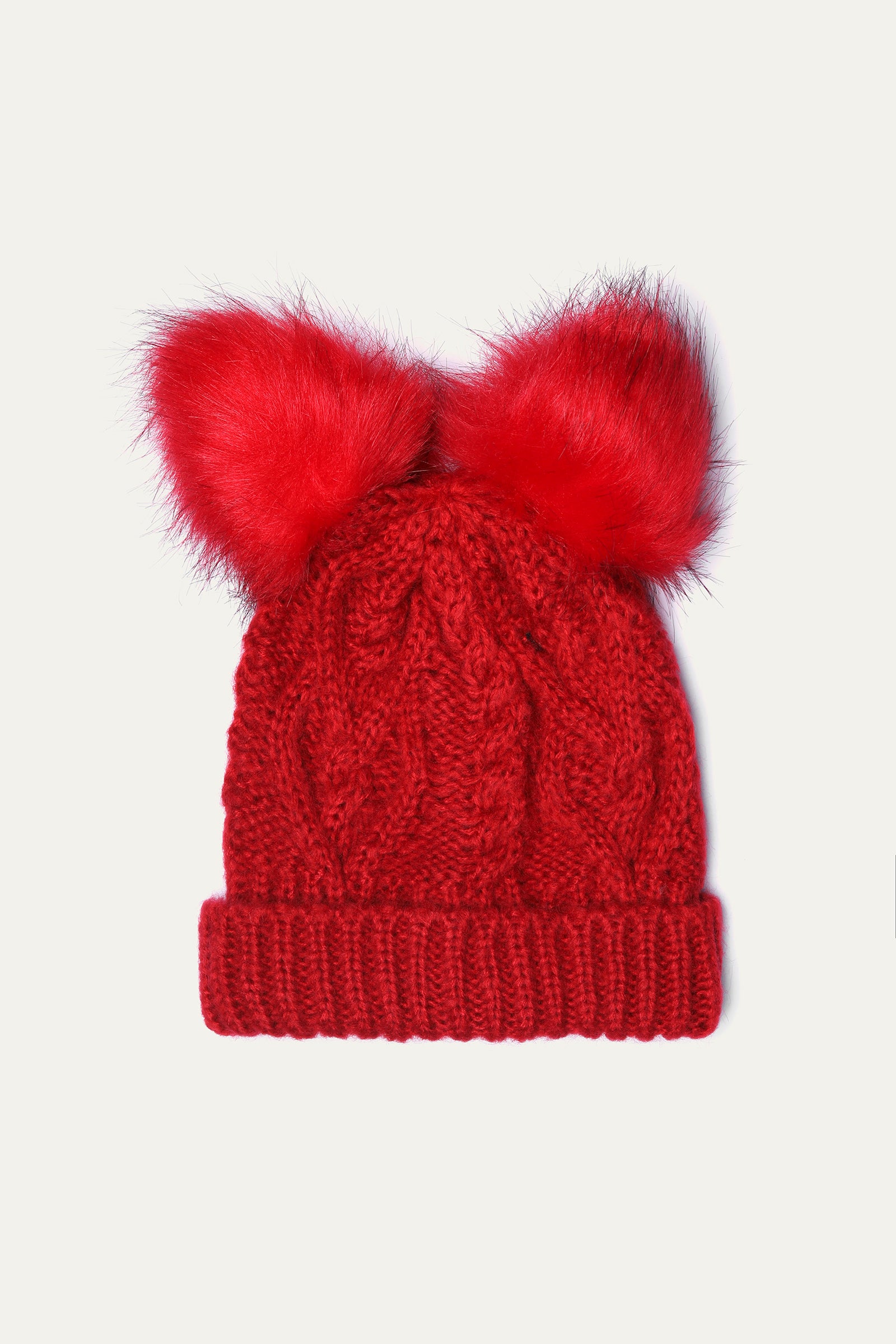 Woolen Cap - Soft Acrylic | Red - Best Kids Clothing Brands In Pakistan Online|Minnie Minors