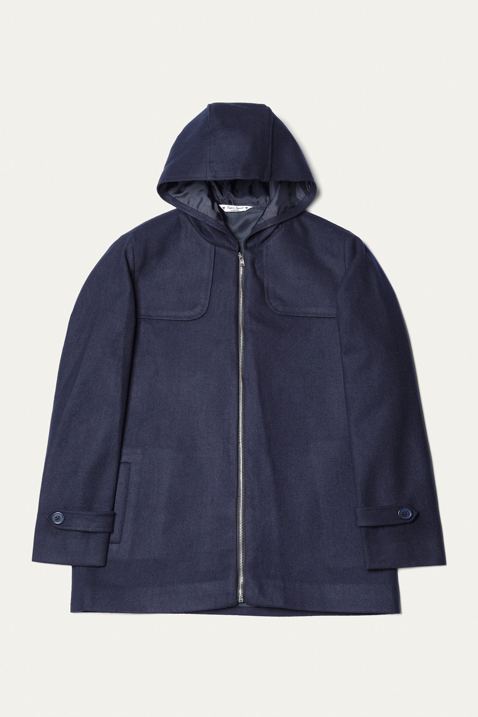 ZIPPER COAT WITH HOOD (SSGCT-34R)