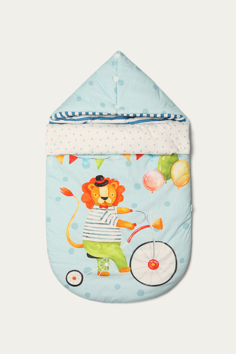 Baby Sleeping Bag - Soft Printed Cotton | Multi - Best Kids Clothing Brands In Pakistan Online|Minnie Minors