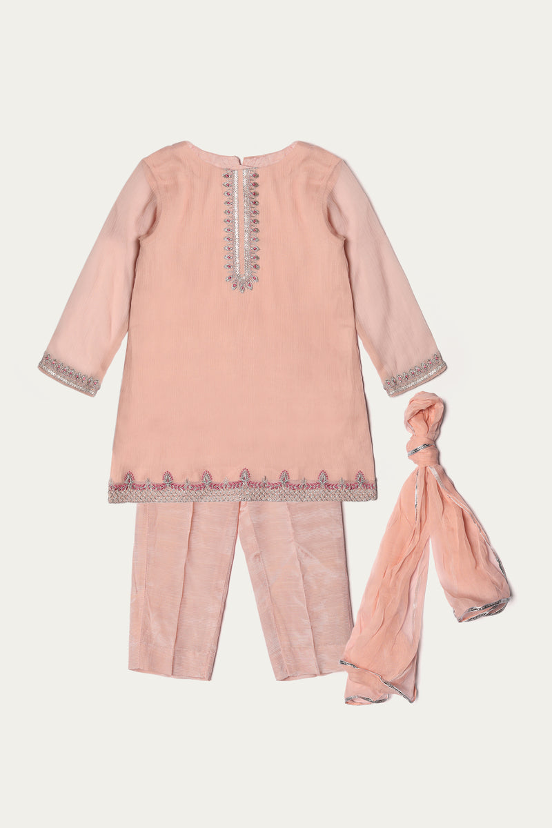 Kameez,Trousers & Dupatta (ISK-218)
