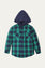 HOODY FLANNEL SHIRT (WBS-962)