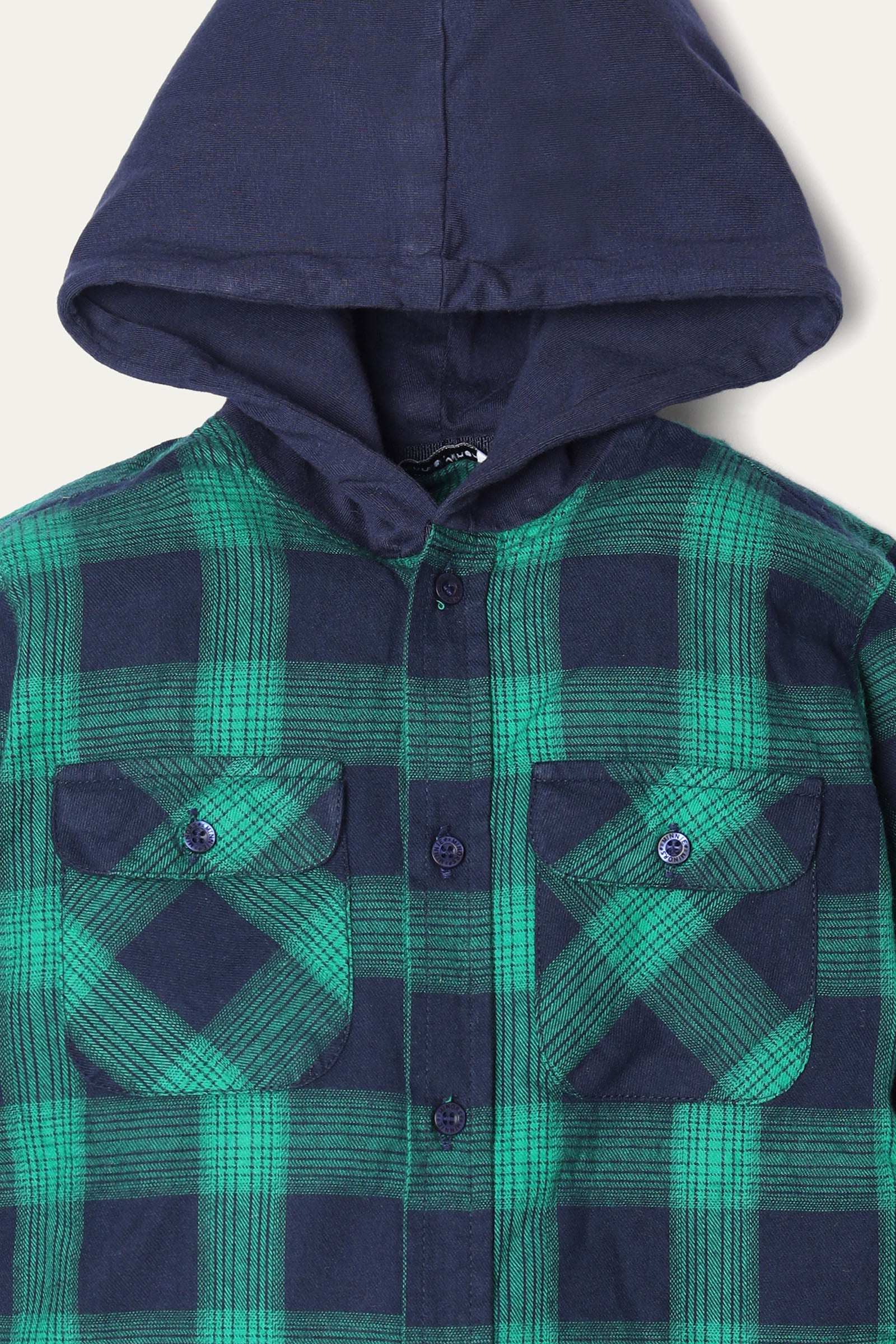 HOODY FLANNEL SHIRT (WBS-962)