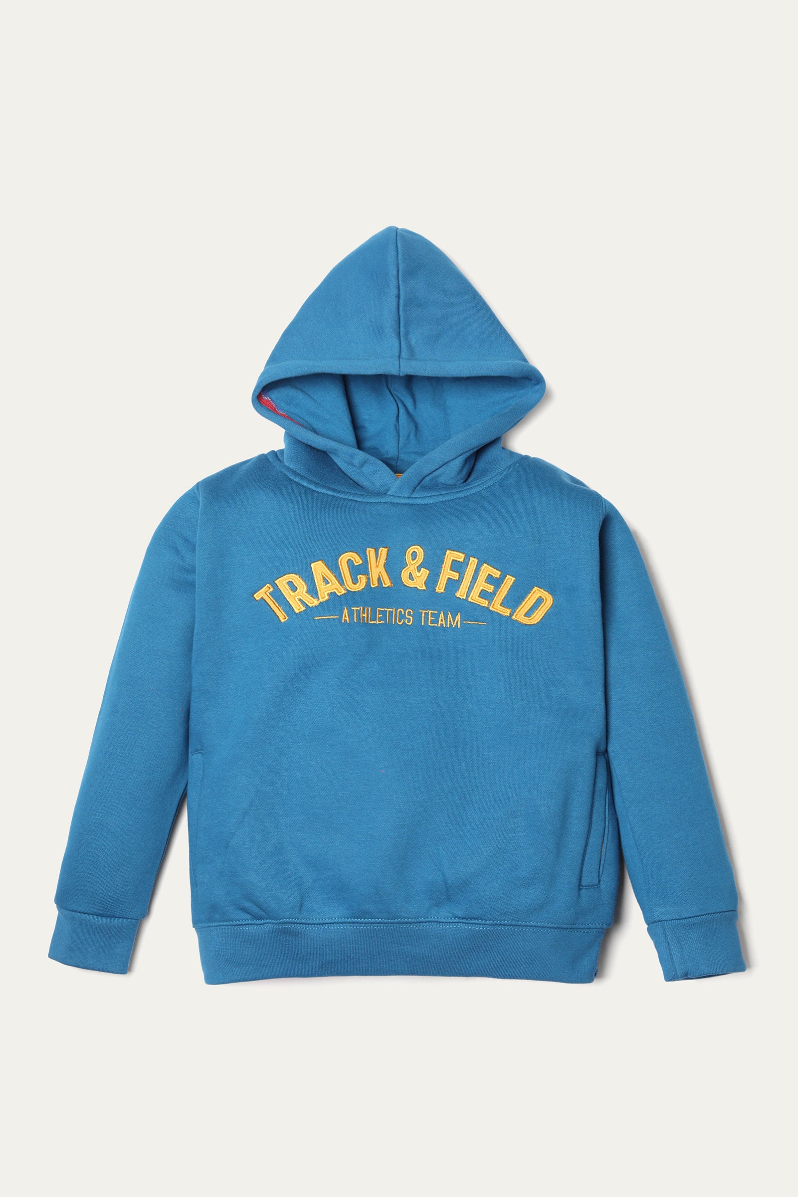 PULLOVER HOODIE WITH FRONT APPLIQUE (BFU-049)