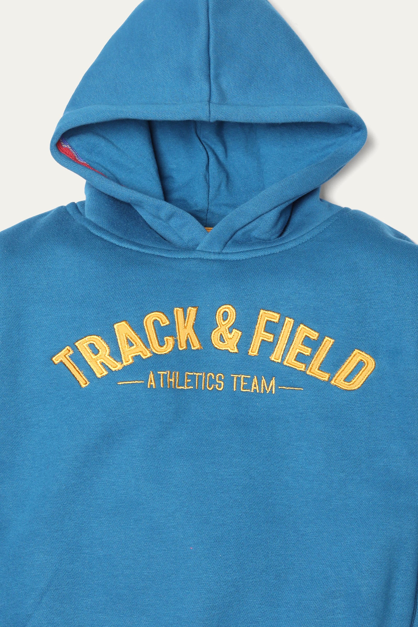 PULLOVER HOODIE WITH FRONT APPLIQUE (BFU-049)