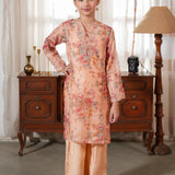 Embroidered Kali Dar Shirt With Straight Pants (DGFS-30)