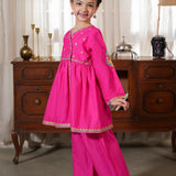 Embroidered Kurti With Trousers (RGKSM-02)