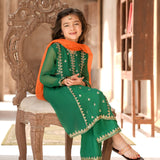 Embellished Kameez & Trousers With Dupatta (GPW-1155)