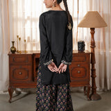 Embroidered Kameez With Farshi Shalwar (DGFS-34)