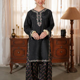 Embroidered Kameez With Farshi Shalwar (DGFS-34)