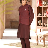 Kurta Trousers & Waistcoat (MSFBSKW-923)