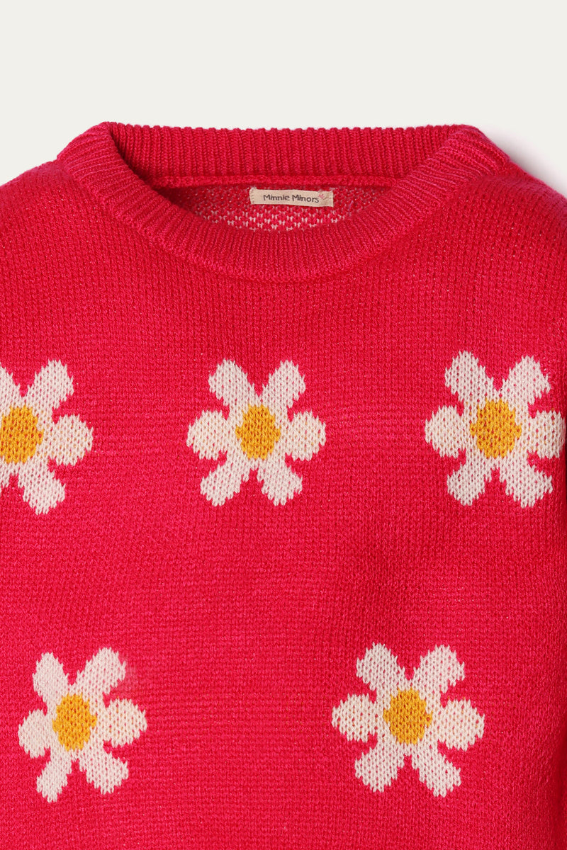 DAISY JACQUARD SWEATER (GMMS-209)