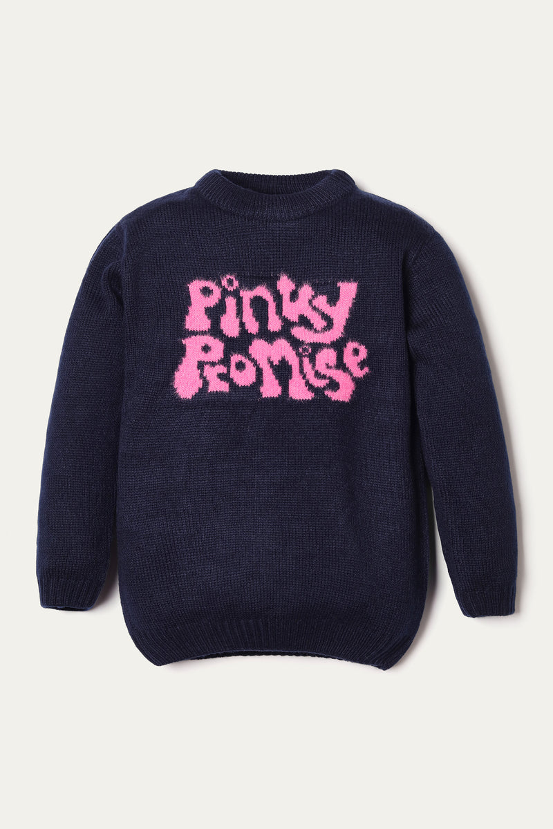 PINKY PROMISE JACQUARD KNIT SWEATER (SSGSTR-91)