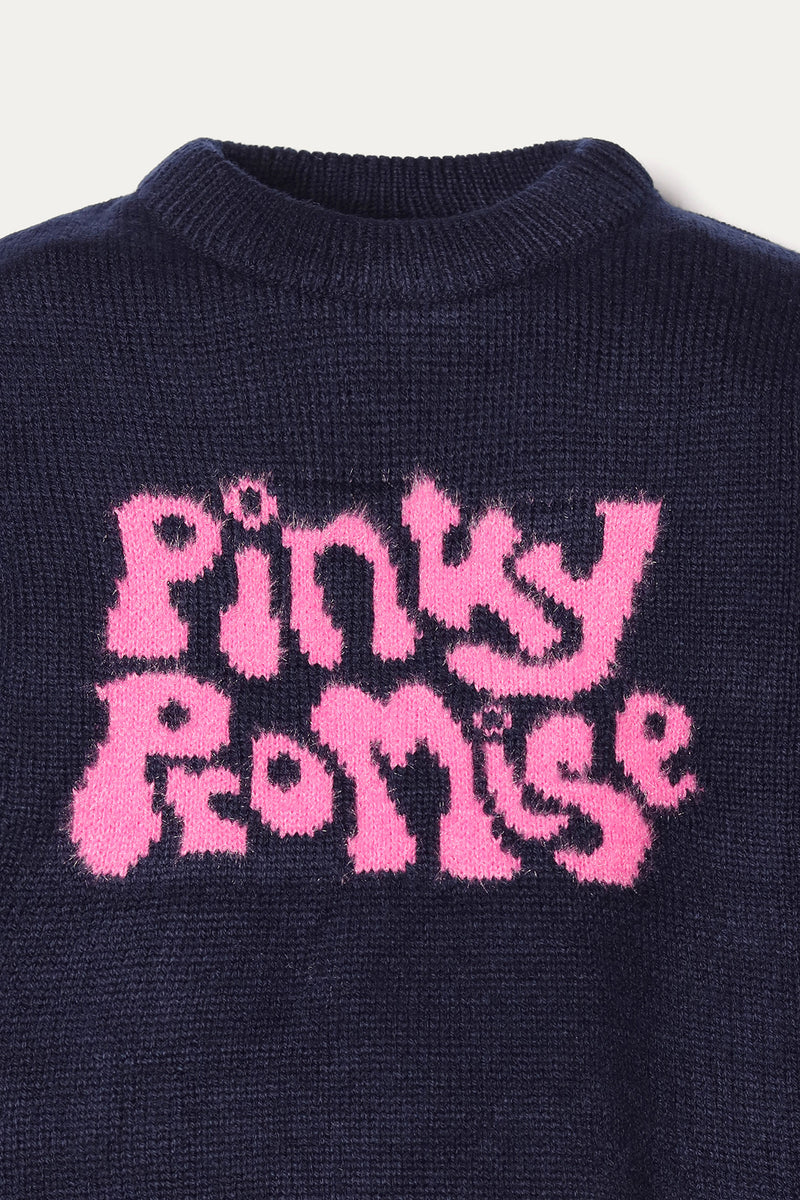 PINKY PROMISE JACQUARD KNIT SWEATER (SSGSTR-91)