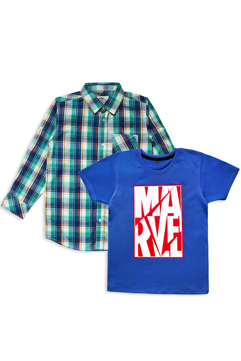 Shirt & T-Shirt Set (MSSST-05)