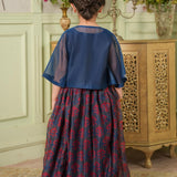 Printed Lehnga With Embroidered Top (DGFS-47)