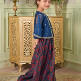 Printed Lehnga With Embroidered Top (DGFS-47)