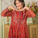 Embroidered Frock With Qlot (DGFS-59)