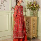 Embroidered Frock With Qlot (DGFS-59)