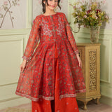 Embroidered Frock With Qlot (DGFS-59)