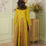 Print +Emb Frock With Trousers (DGFS2-06)