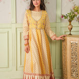 Embroidered Paneled Shirt With Koti And Straight Pants (DGFS2-04)