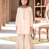 Embellished Kameez & Gharara With Dupatta (GPW-1142)