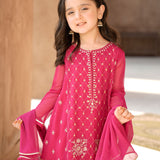 Embellished Kameez & Gharara With Dupatta (GPW-1150)